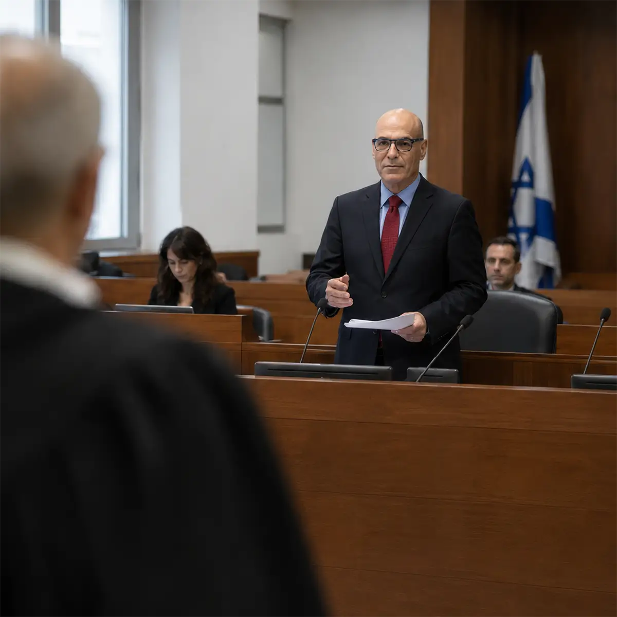 עו״ד עמית קפלן בבית המשפט